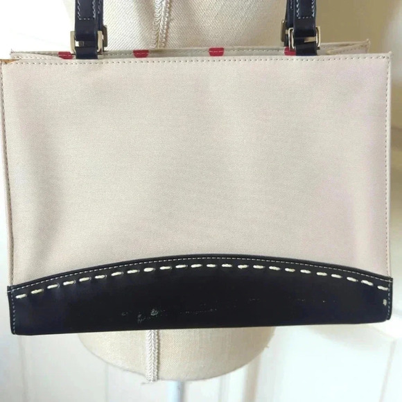 Kate Spade ♠️ Black and White Handbag - Picture 5 of 9